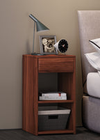 Sivupöytä "Sledo Maxi", 65 x 35 x 35 cm, tumma puu