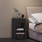 Sivupöytä "Sledo Maxi", 65 x 35 x 35 cm, musta