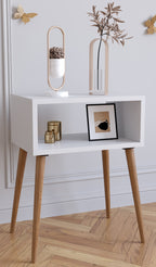 Yöpöytä "Singol M", 60 x 45 x 30 cm, valkoinen