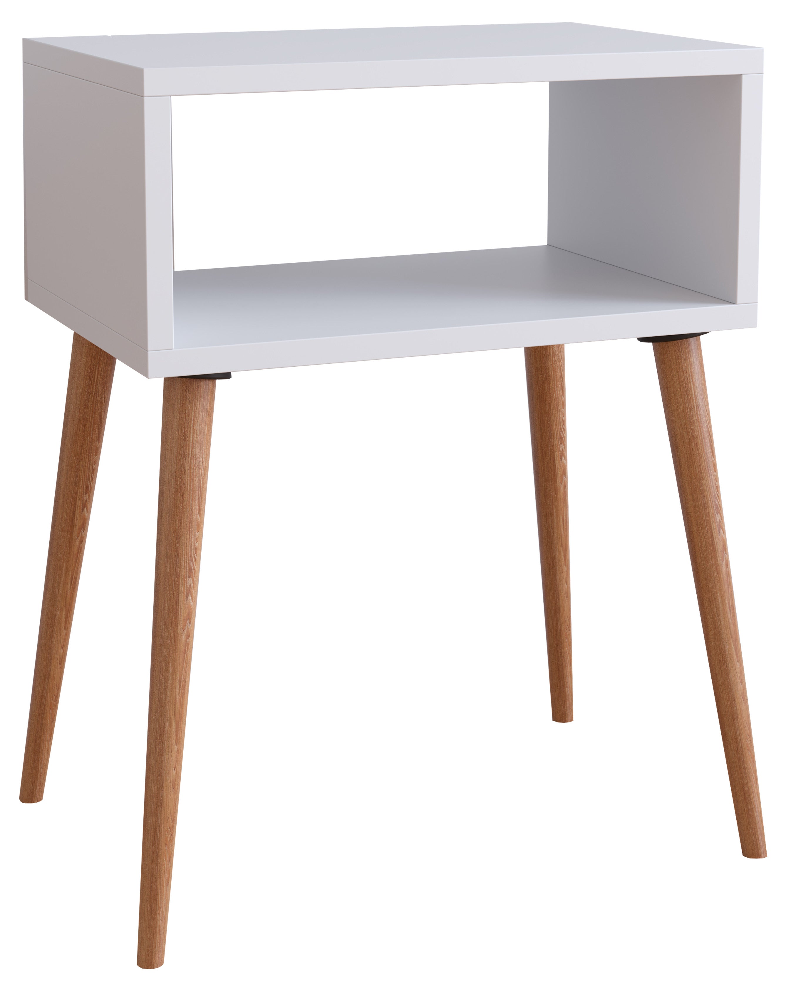 Yöpöytä "Singol M", 60 x 45 x 30 cm, valkoinen