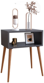 Yöpöytä "Singol M", 60 x 45 x 30 cm, harmaa