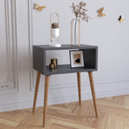 Yöpöytä "Singol M", 60 x 45 x 30 cm, harmaa