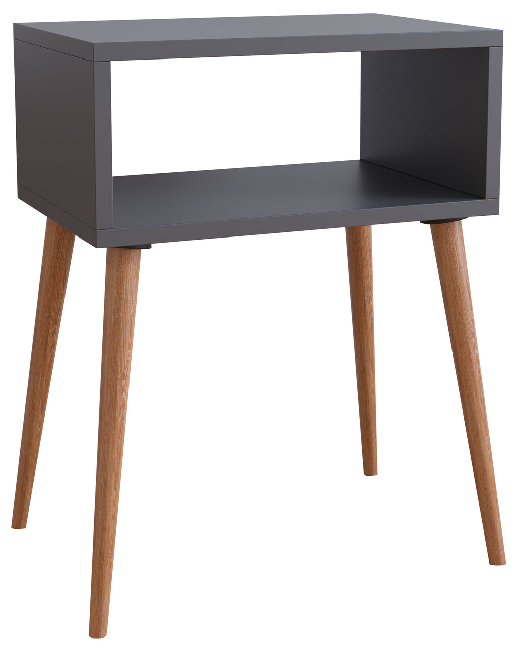 Yöpöytä "Singol M", 60 x 45 x 30 cm, harmaa