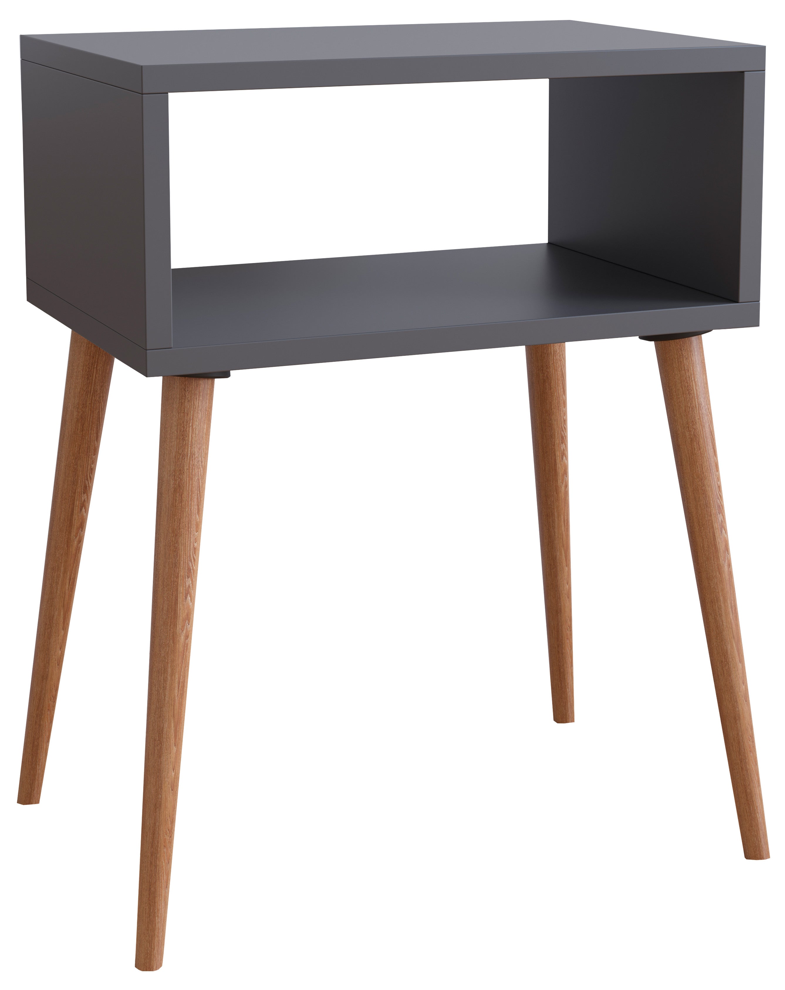 Yöpöytä "Singol M", 60 x 45 x 30 cm, harmaa