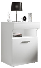 Yöpöytä "Slepal M", 61 x 45 x 39 cm, valkoinen