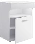 Yöpöytä "Slepal M", 61 x 45 x 39 cm, valkoinen