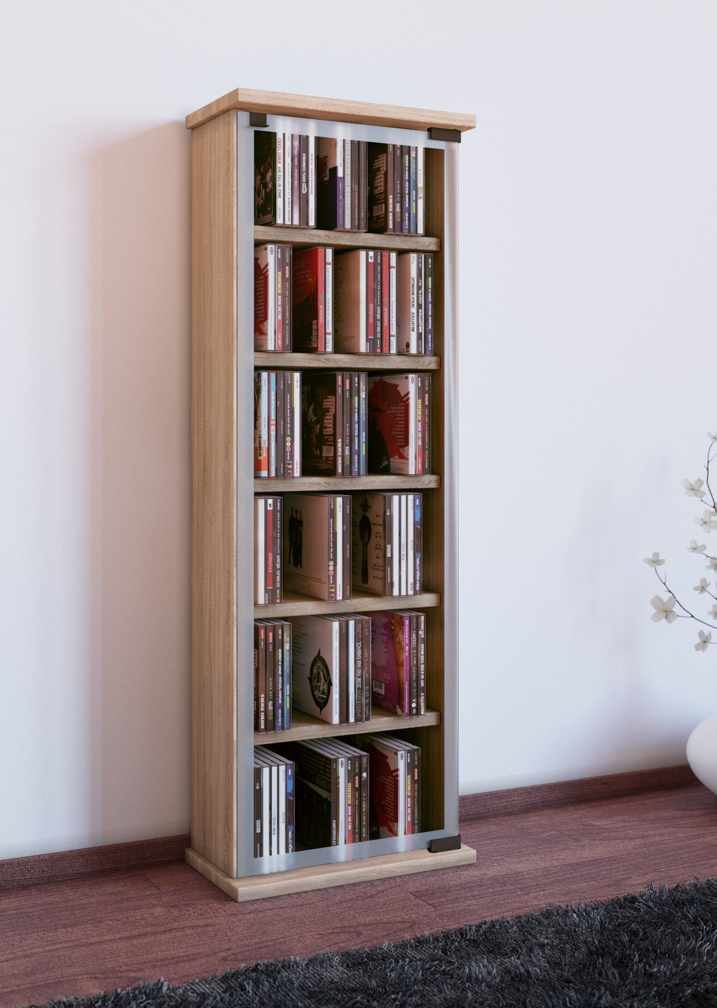 CD/DVD-teline "Classic" 150 CD-levylle