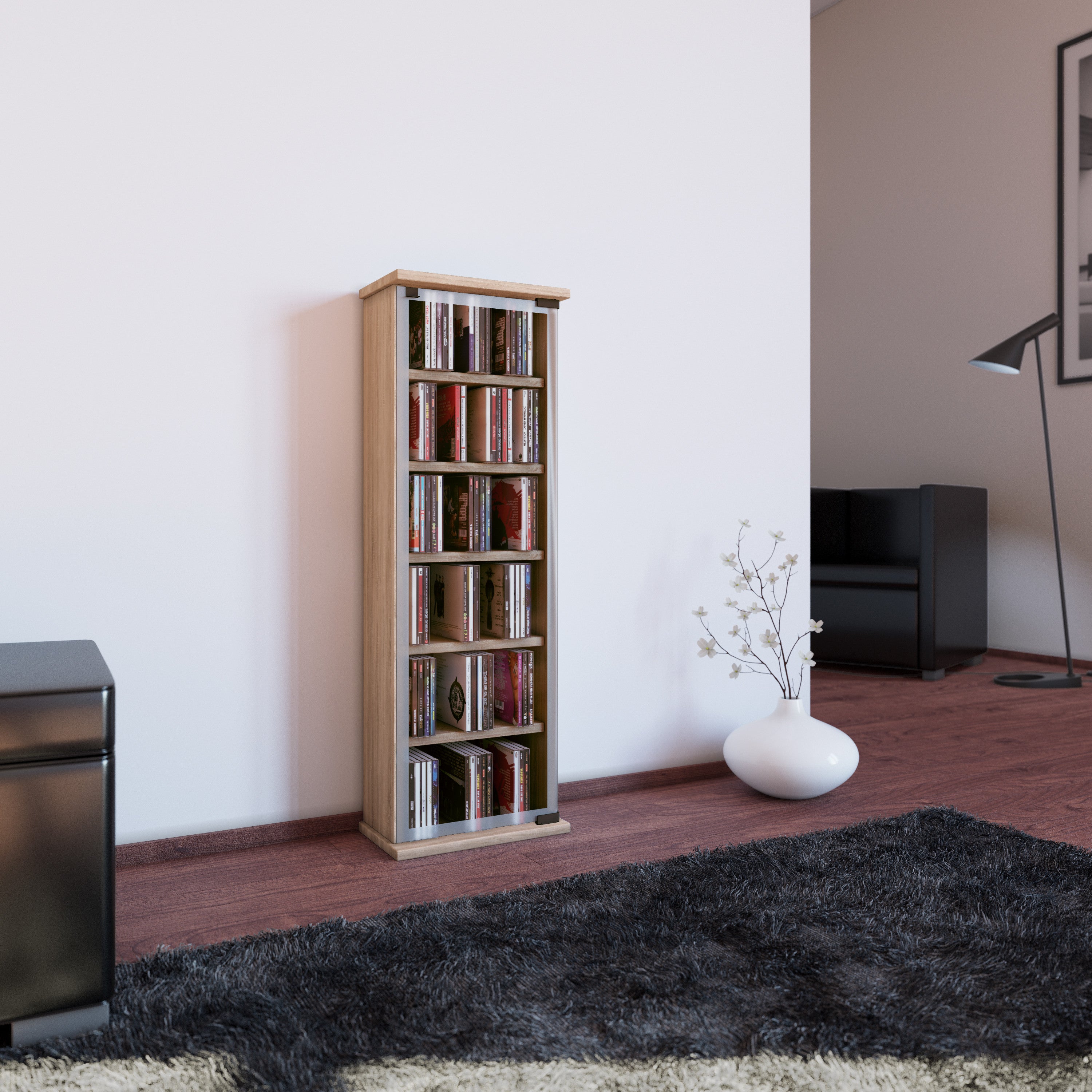 CD/DVD-teline "Classic" 150 CD-levylle