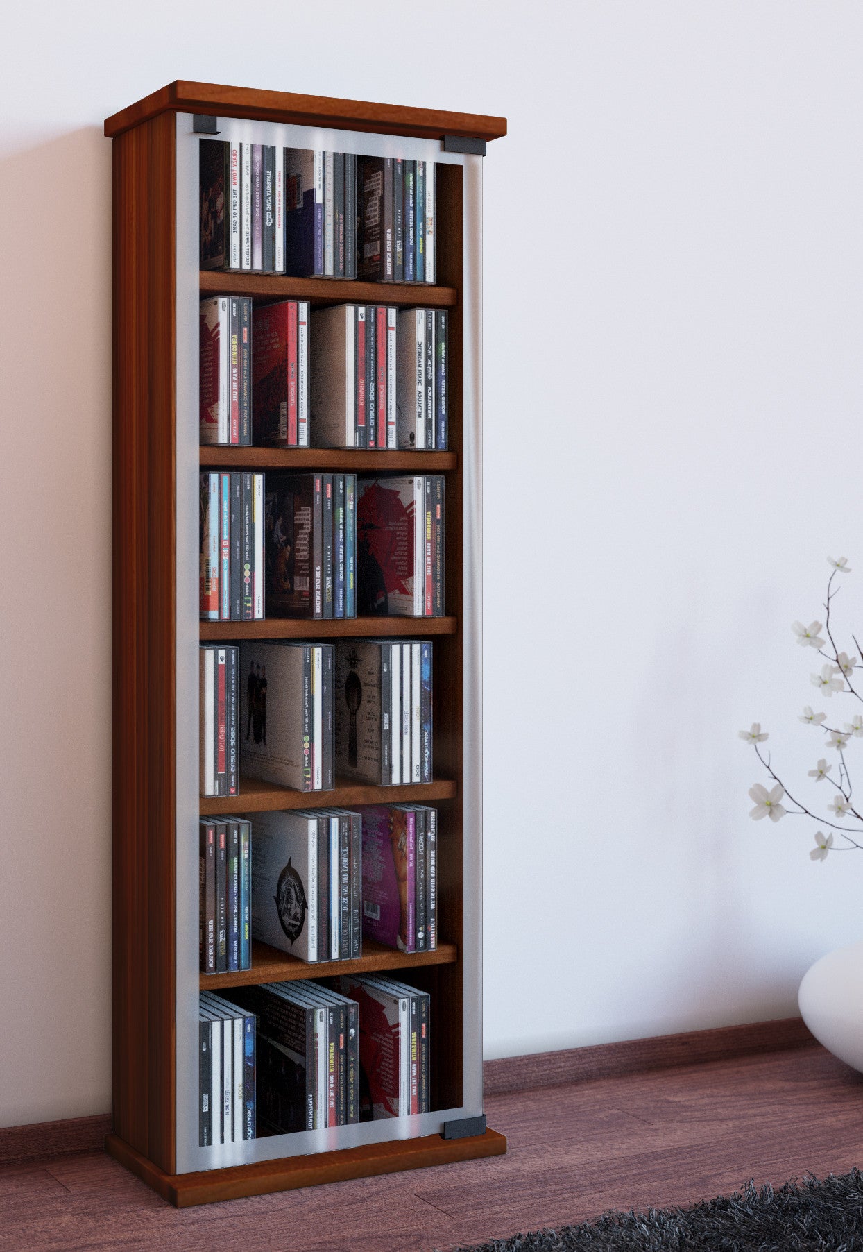 CD/DVD-teline "Classic" 150 CD-levylle