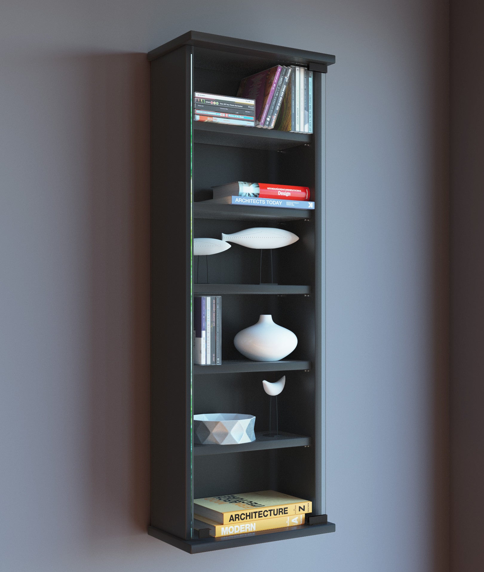 CD/DVD-seinähylly "Loposa" 150 CD-levylle