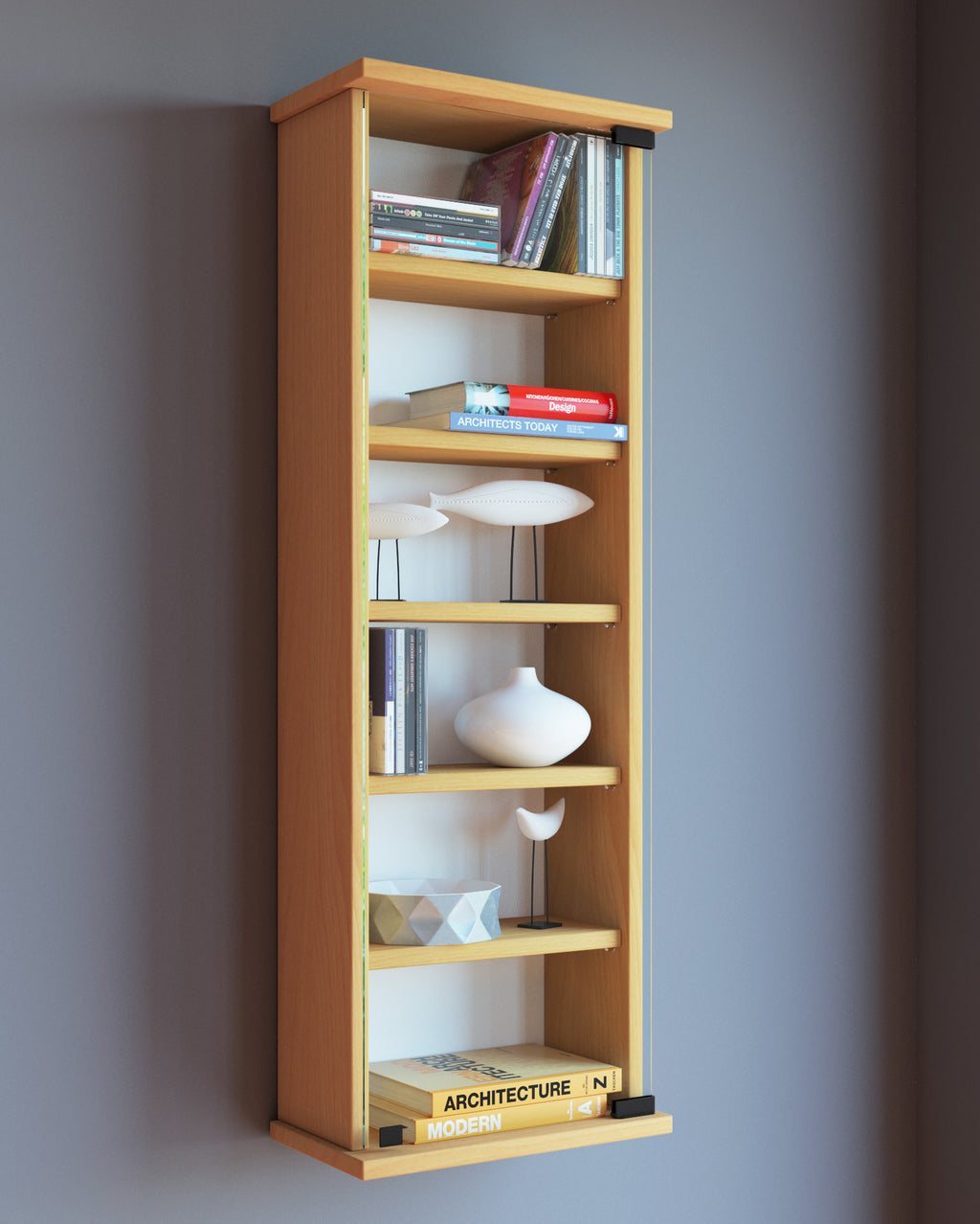 CD/DVD-seinähylly "Loposa" 150 CD-levylle