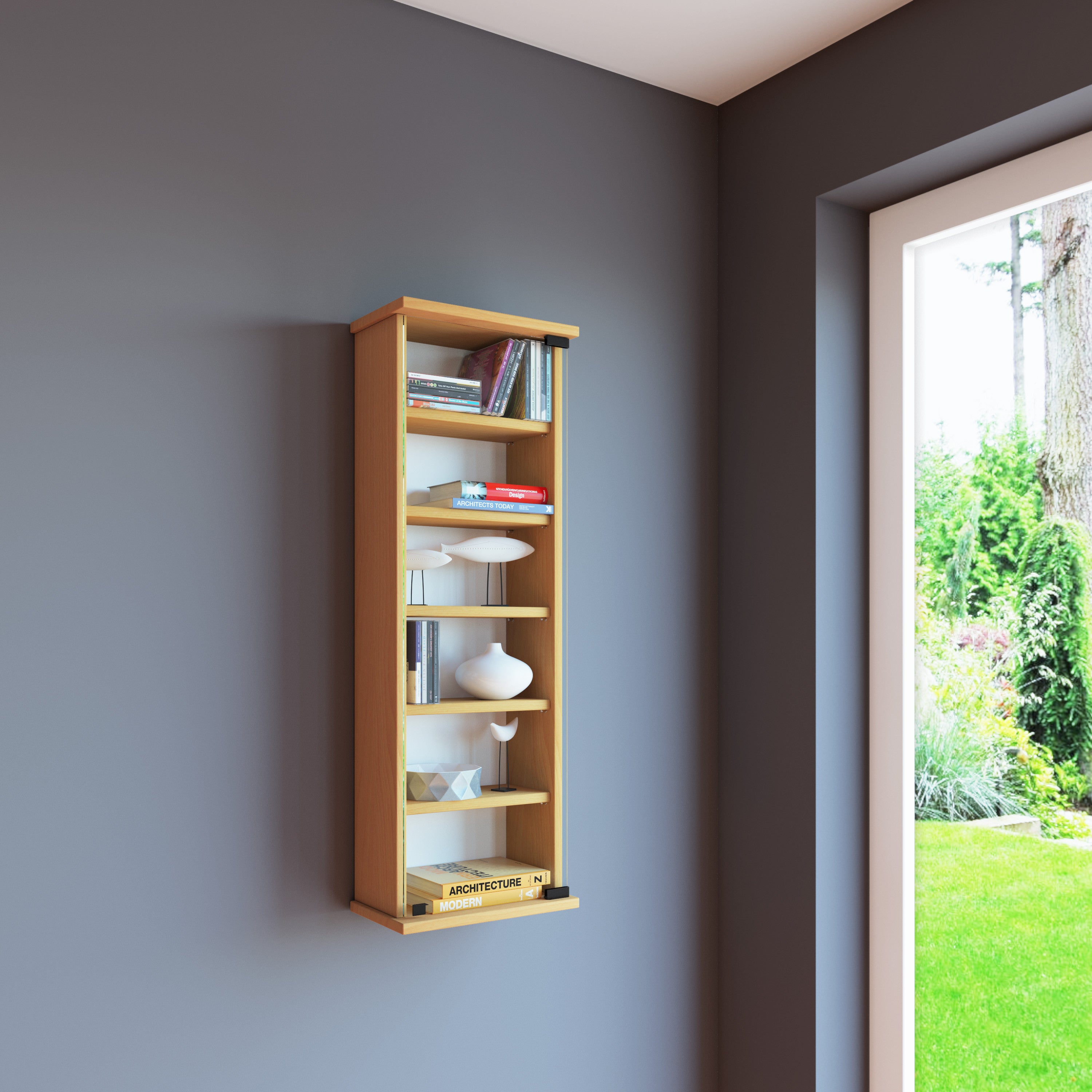 CD/DVD-seinähylly "Loposa" 150 CD-levylle