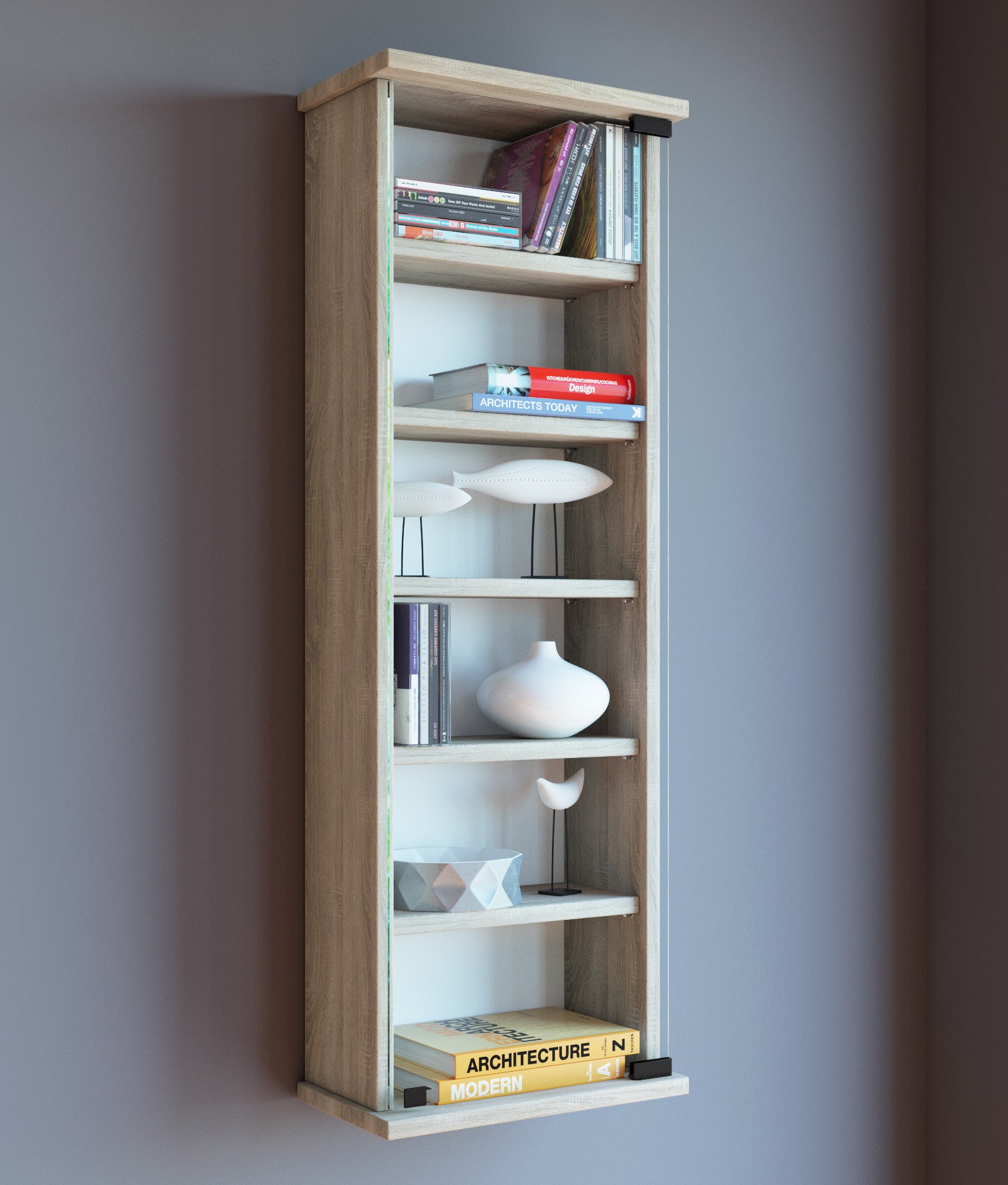 CD/DVD-seinähylly "Loposa" 150 CD-levylle