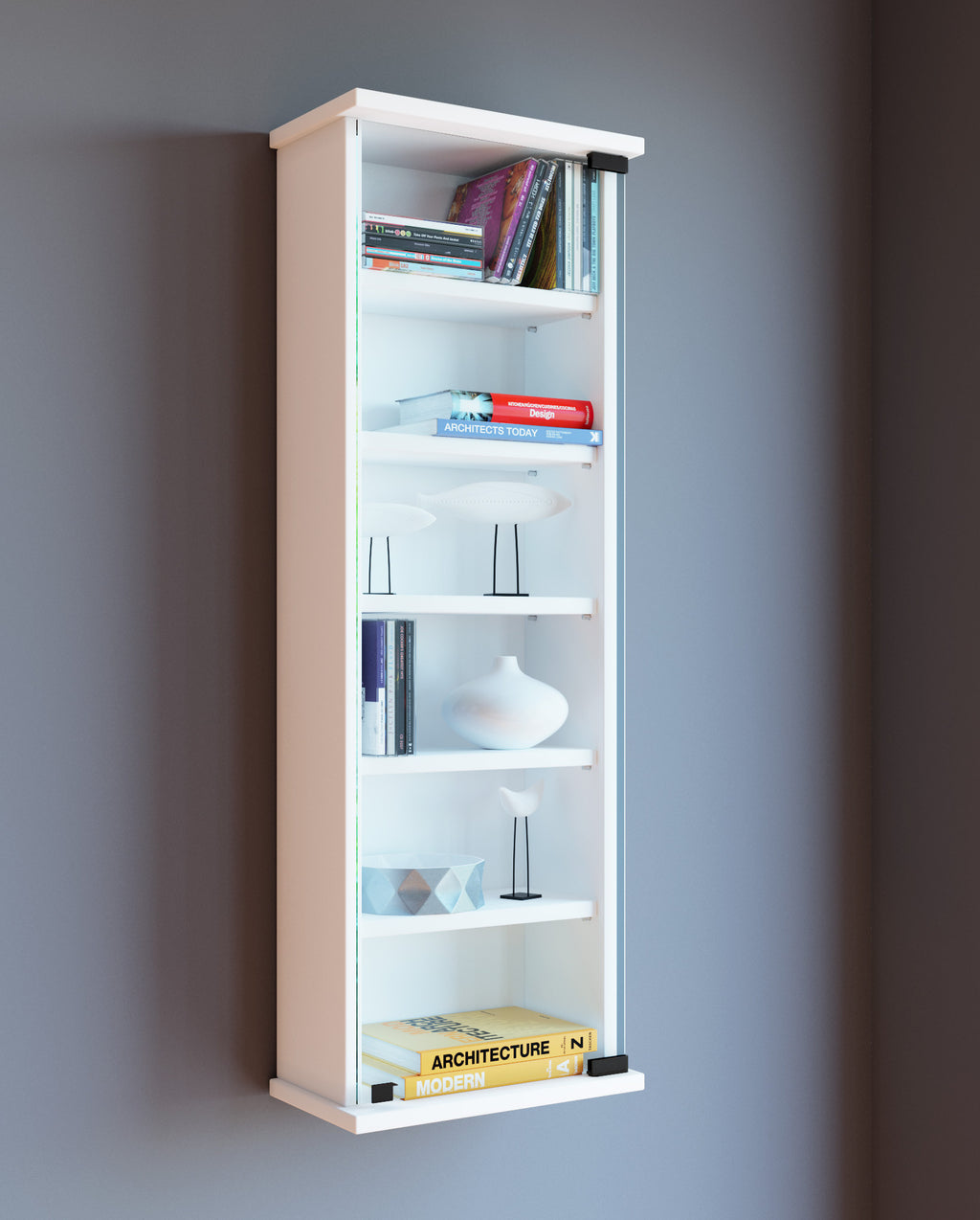 CD/DVD-seinähylly "Loposa" 150 CD-levylle