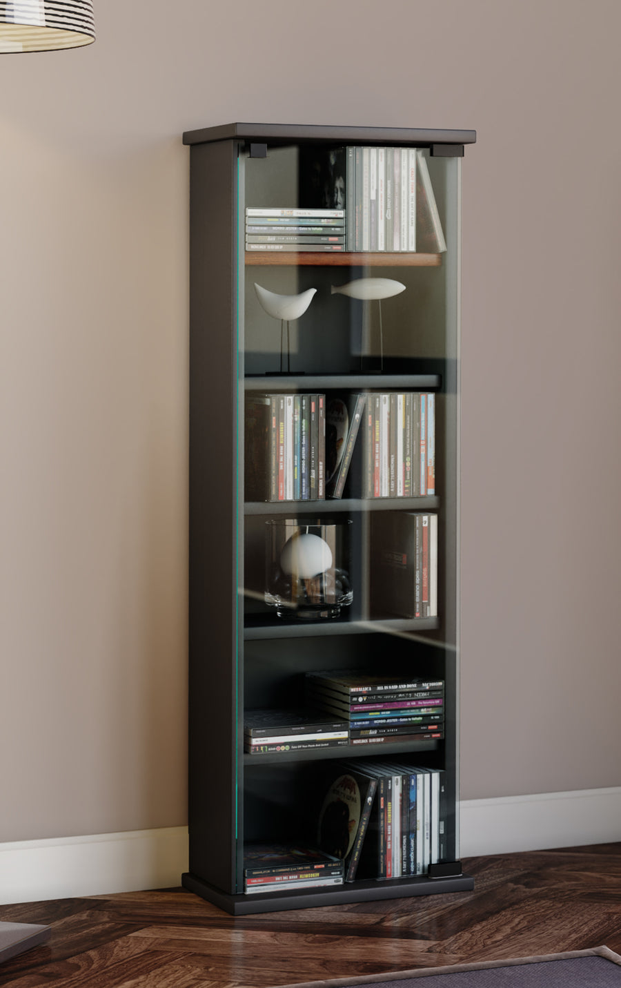 CD/DVD-hylla 