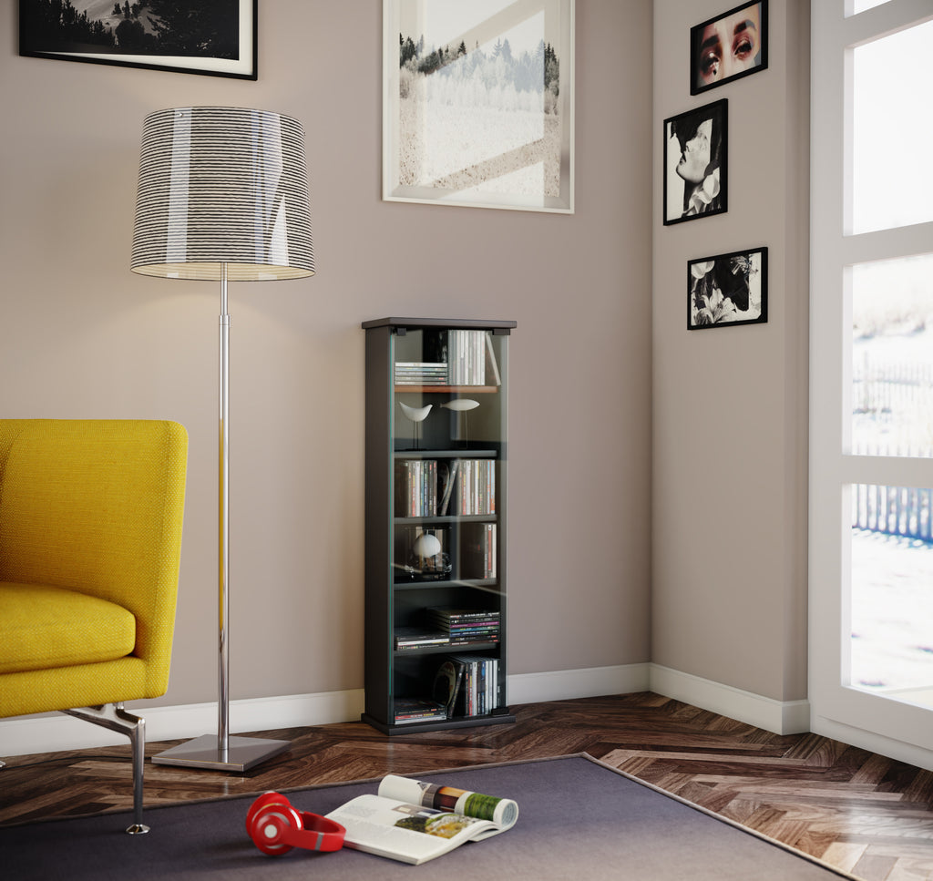 CD/DVD-teline "Vetro" 150 CD-levylle