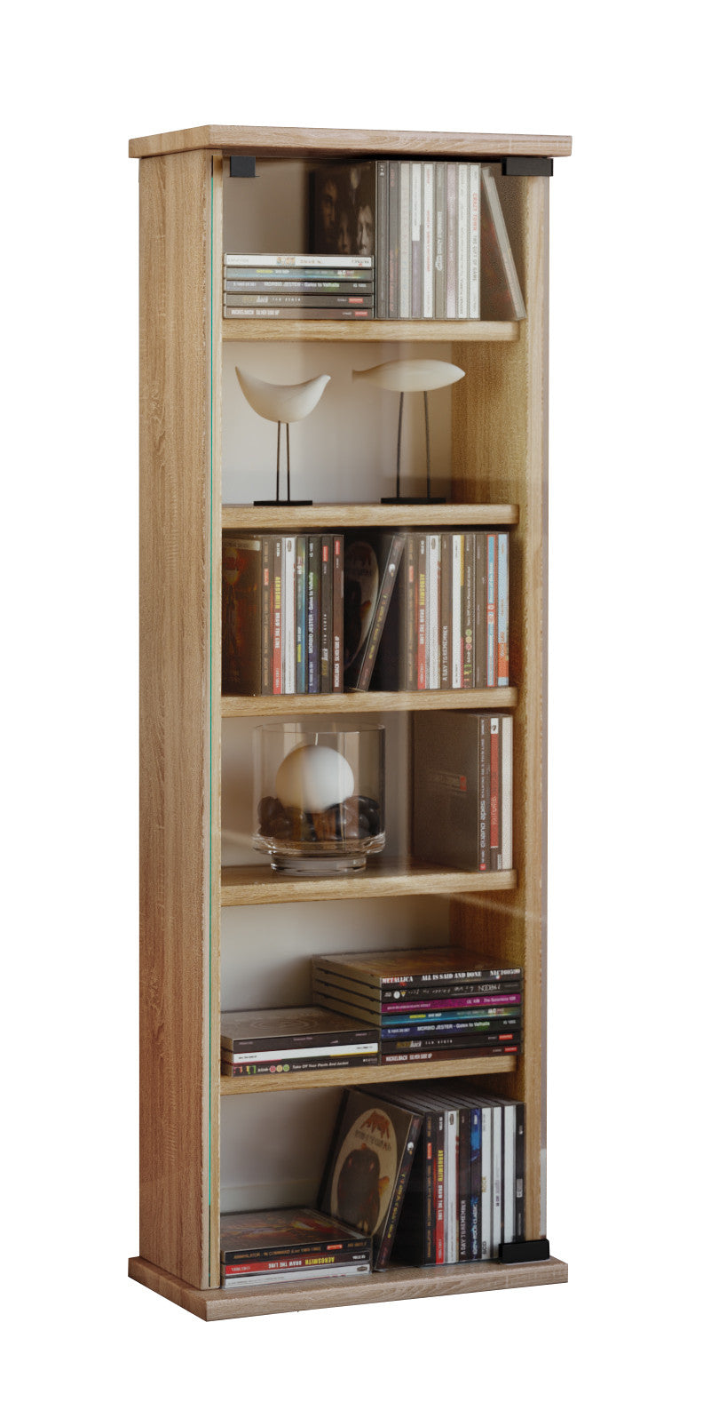 CD/DVD-teline "Vetro" 150 CD-levylle