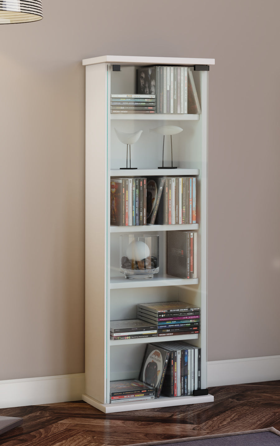 CD/DVD-hylla 