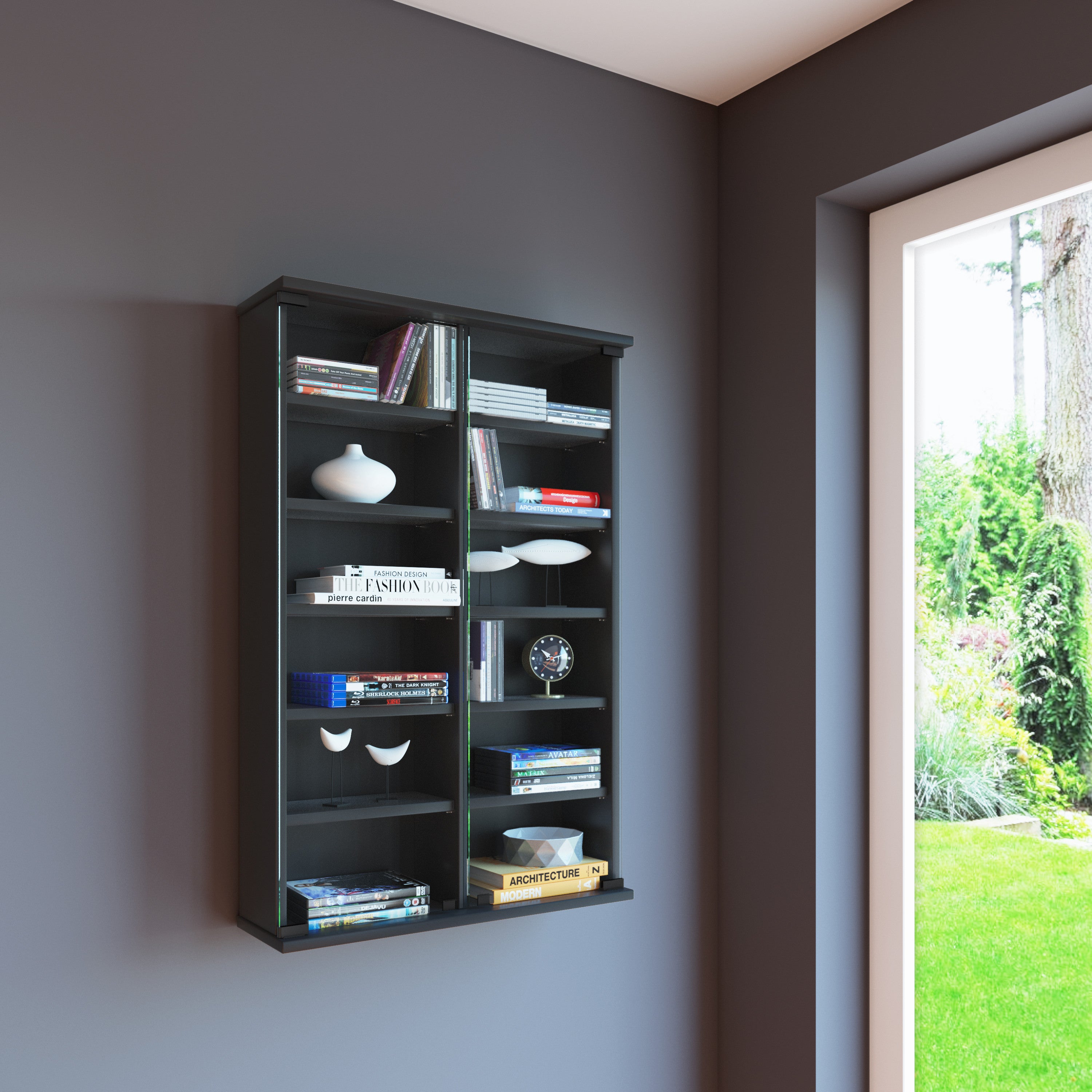 CD/DVD-seinähylly "Zuntisa"