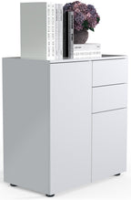 Lipasto Dalosa 4-säilytystilaa, valkoinen, 77 x 70 x 39cm