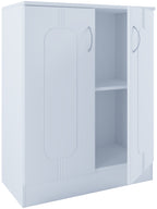 Lipasto 2 ovea Balia, valkoinen, 87 x 70 x 36 cm