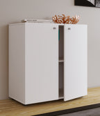 Kaappi Vandol V1, valkoinen, 74 x 70 x 39 cm