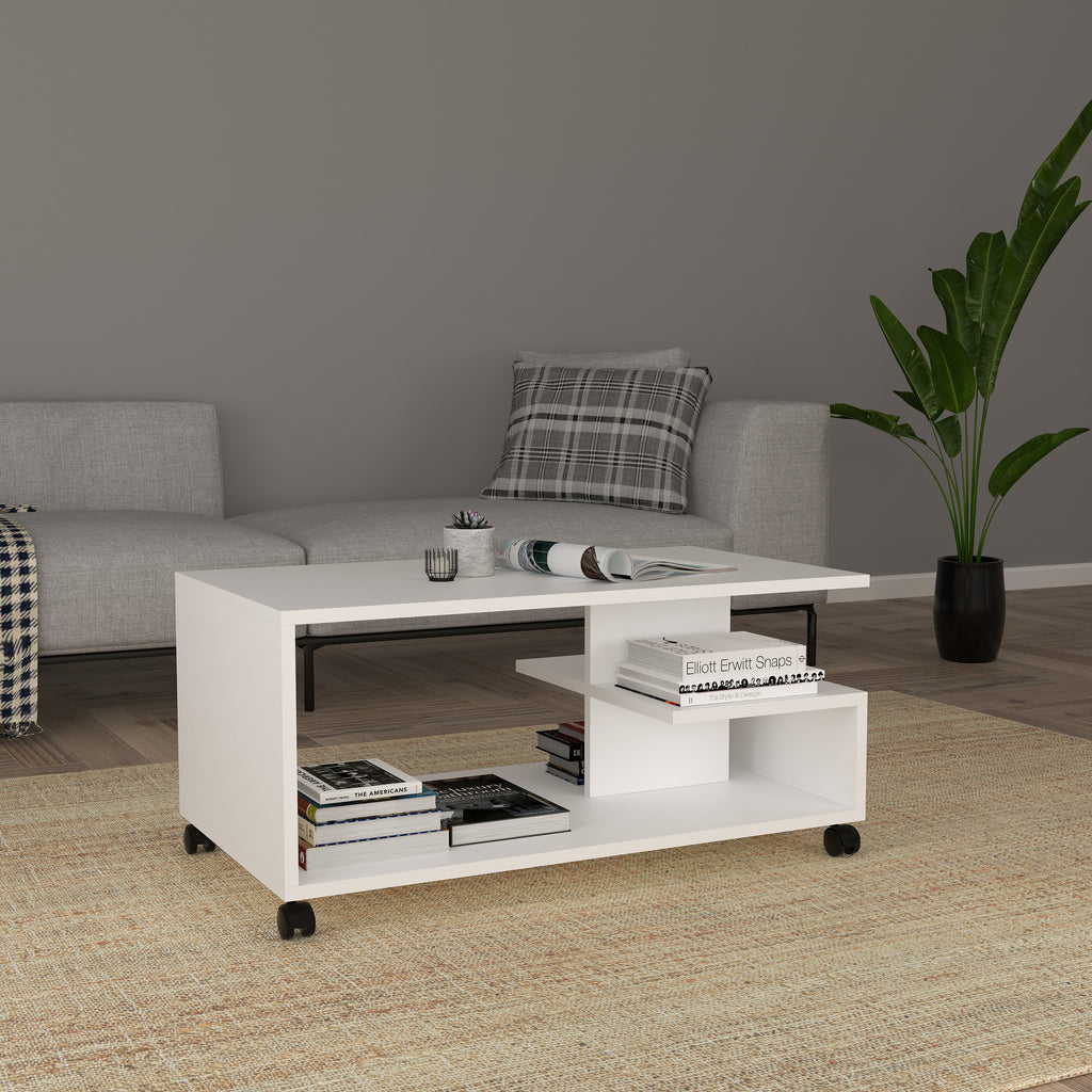 Moderni Sohvapöytä Olus, valkoinen