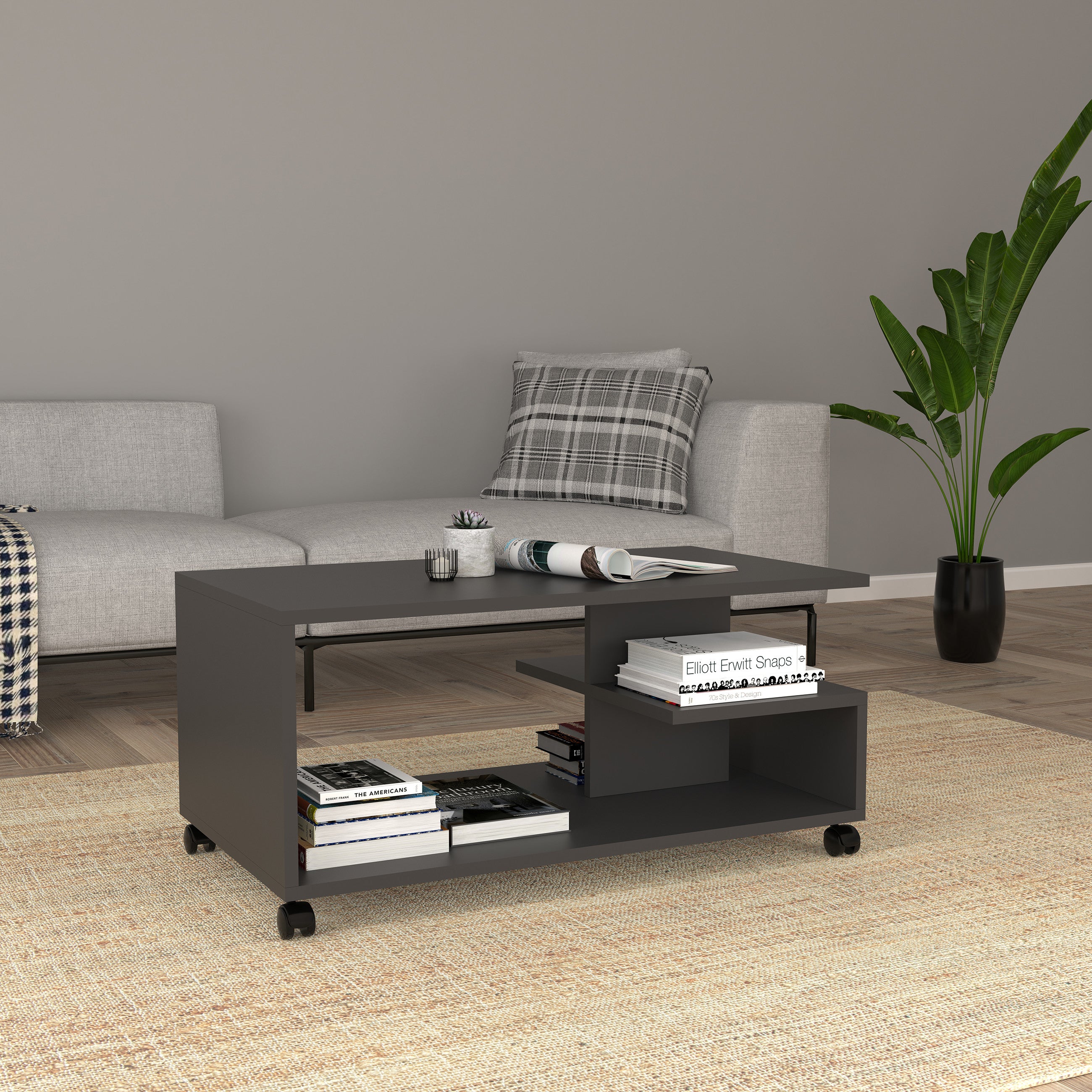 Moderni Sohvapöytä Olus, musta