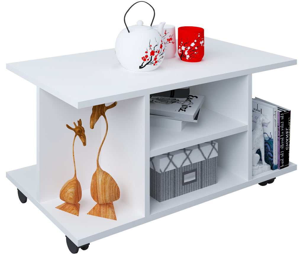 Sohvapöytä Findula, valkoinen