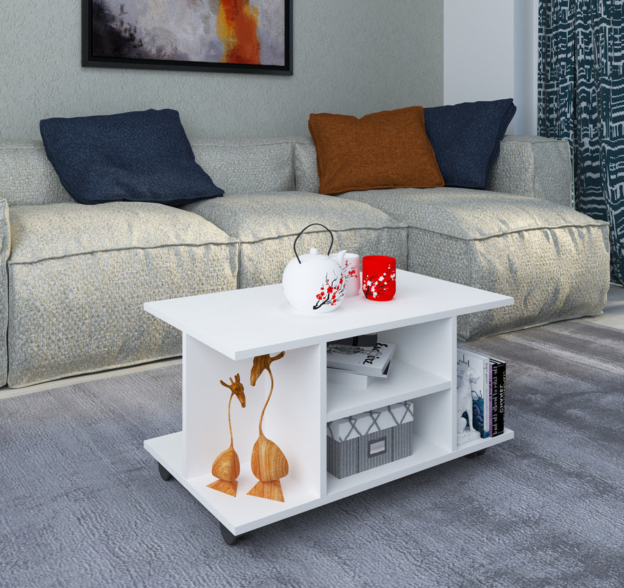 Findula soffbord, vitt