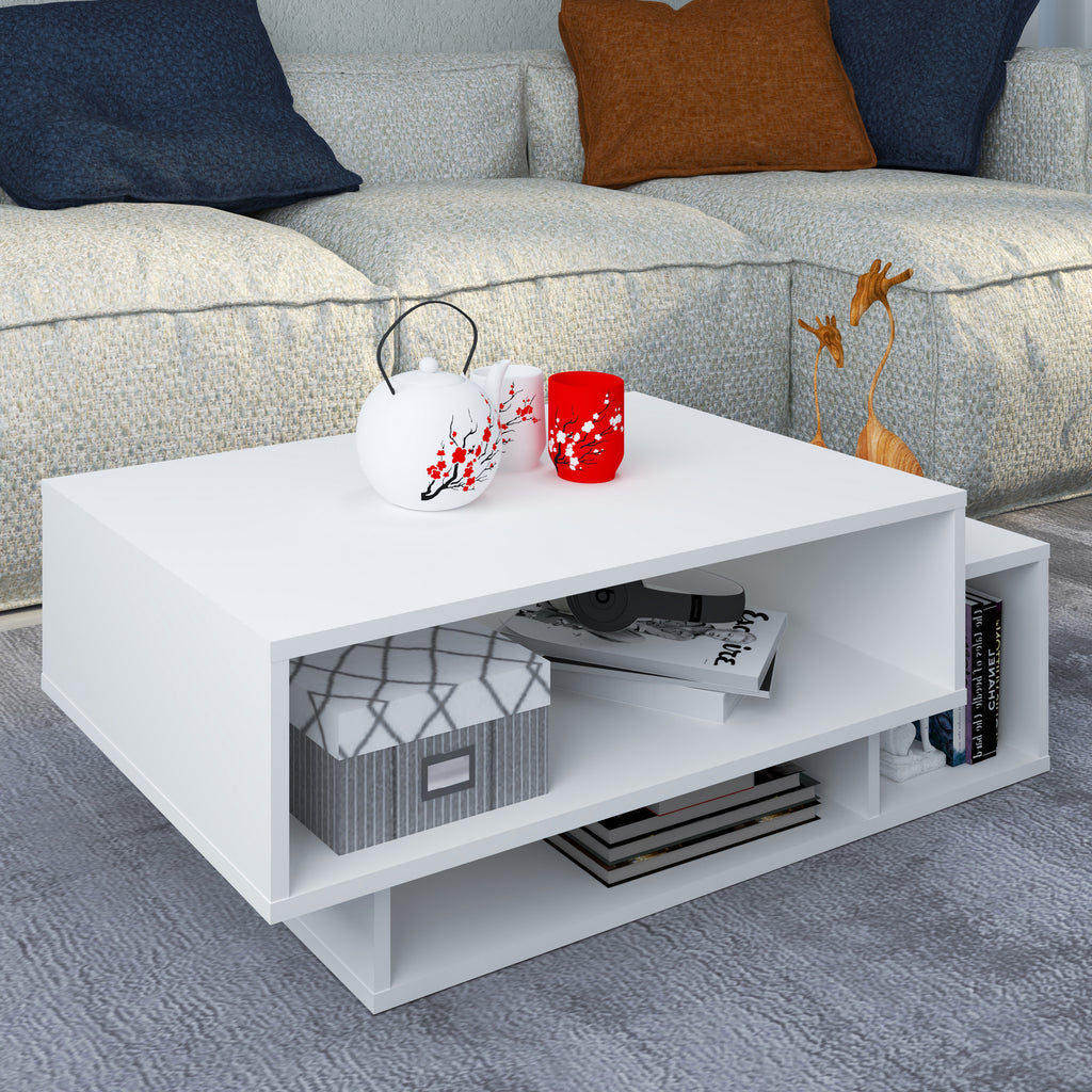 Sohvapöytä Runila, valkoinen