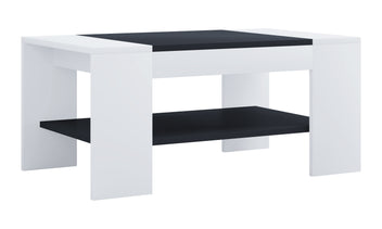 Bonza soffbord, vitt/svart