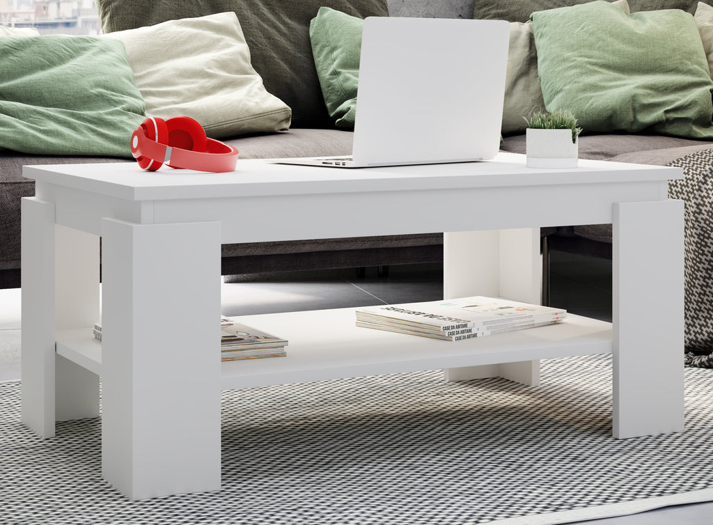 Sohvapöytä Rolas, valkoinen