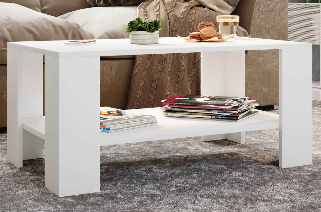 Sohvapöytä Dalus, valkoinen