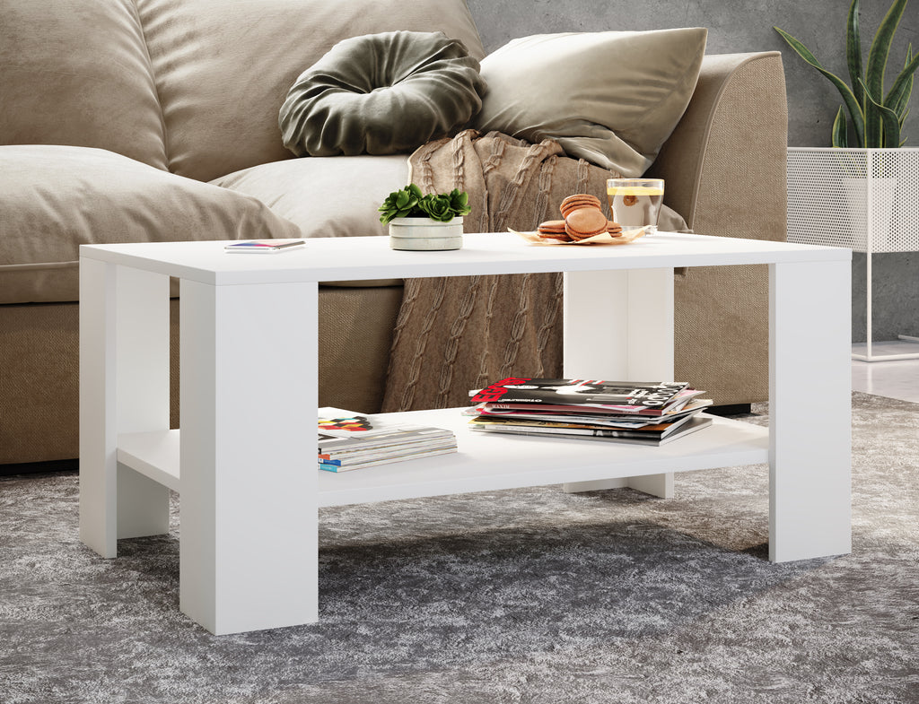 Sohvapöytä Dalus, valkoinen