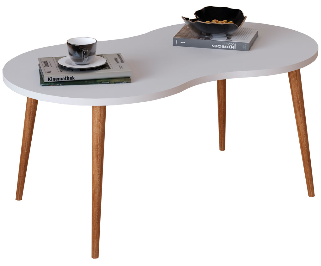 Sohvapöytä Barilo, valkoinen / puu