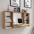 Työpöytä seinään asennettava Teala, puu