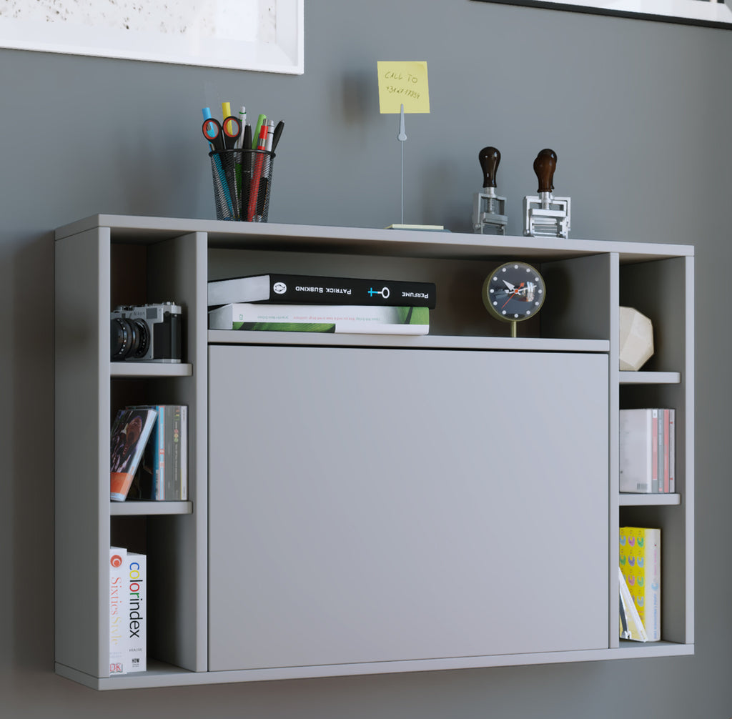 Työpöytä kannettavalle tietokoneelle Wandila, harmaa