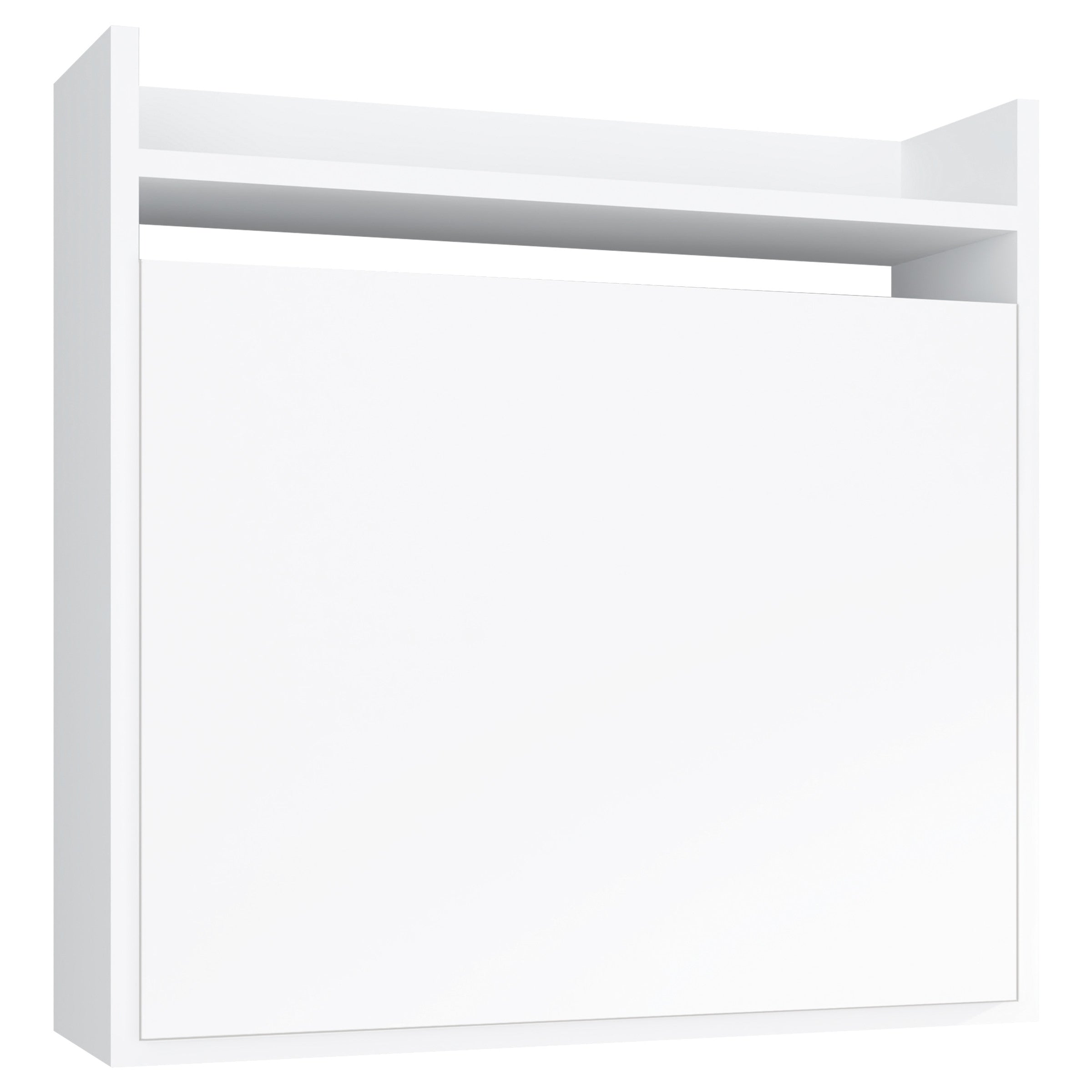 Työpöytä Dralis, seinään asennettava, valkoinen