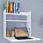 Työpöytä Dralis, seinään asennettava, valkoinen