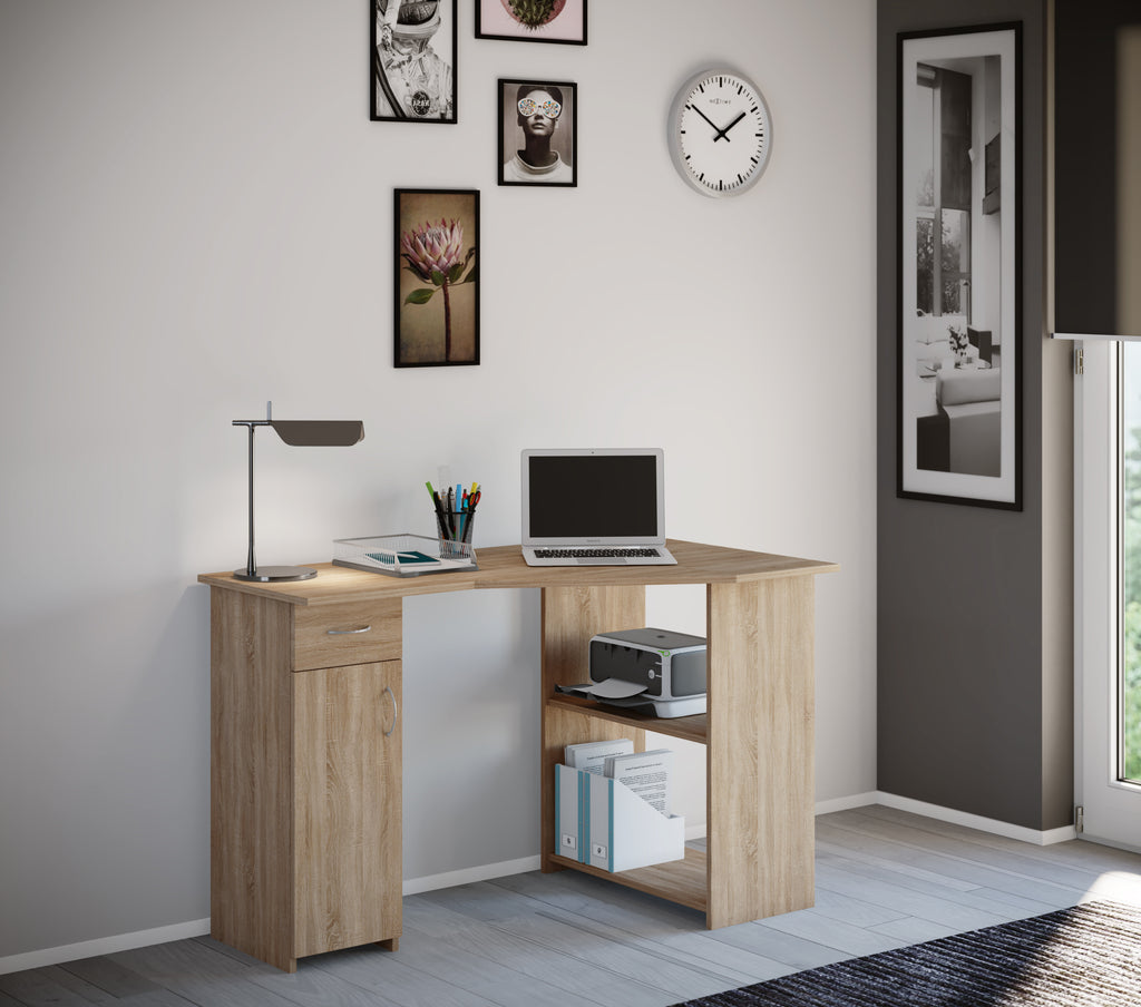 Kulmatyöpöytä Linzia, puu