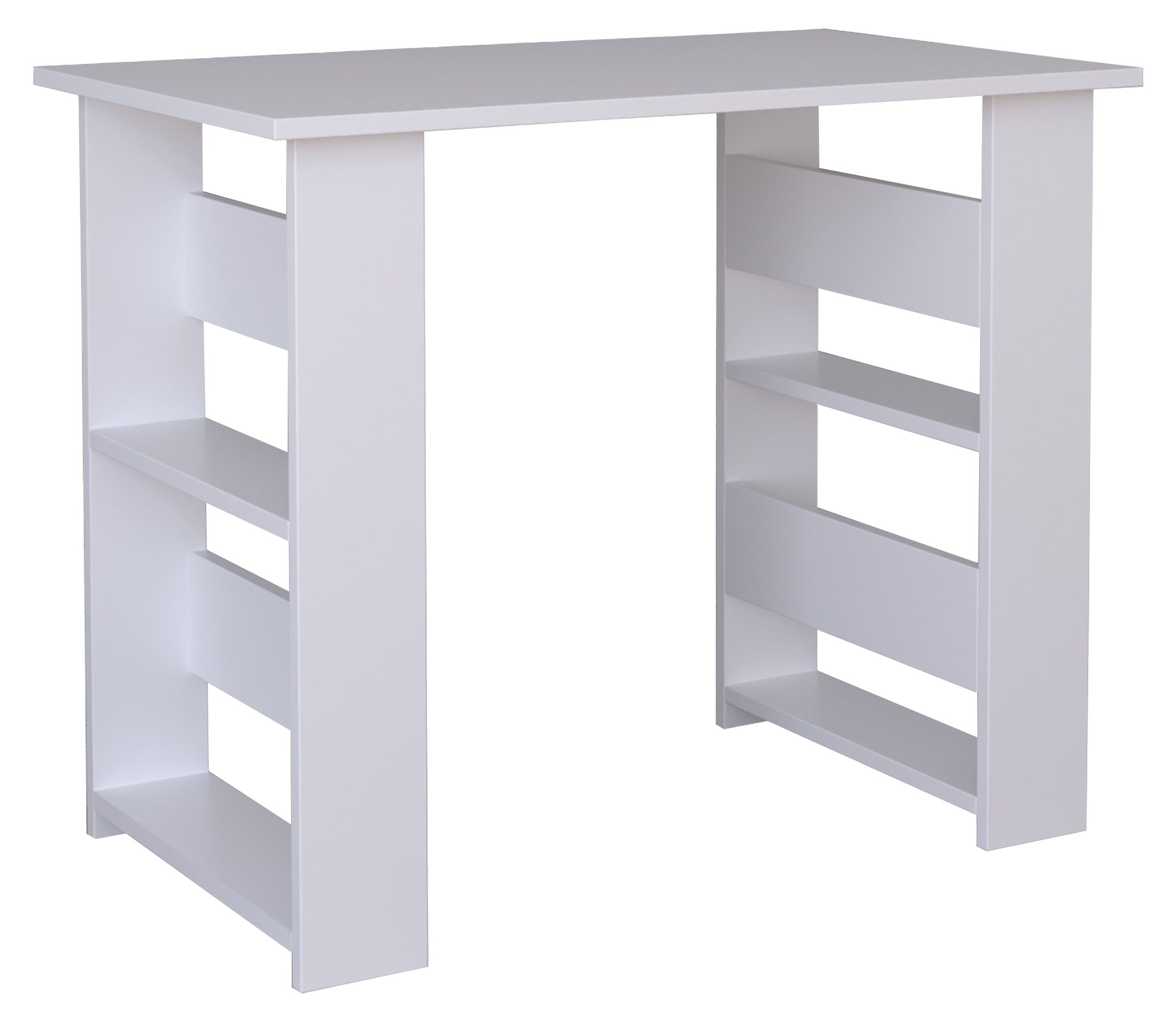 Tietokonepöytä Efilo, valkoinen