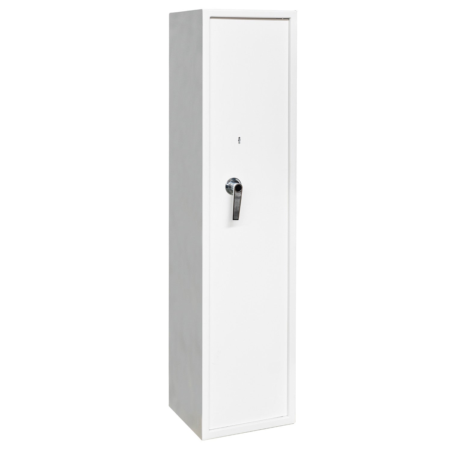 POHJOLAN URHEILUTARVIKE Asekaappi 5 Aseelle EN 14450, 146x35x35cm, Valkoinen