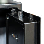 POHJOLAN URHEILUTARVIKE Asekaappi 5 Aseelle EN 14450, 146x35x35cm, Musta