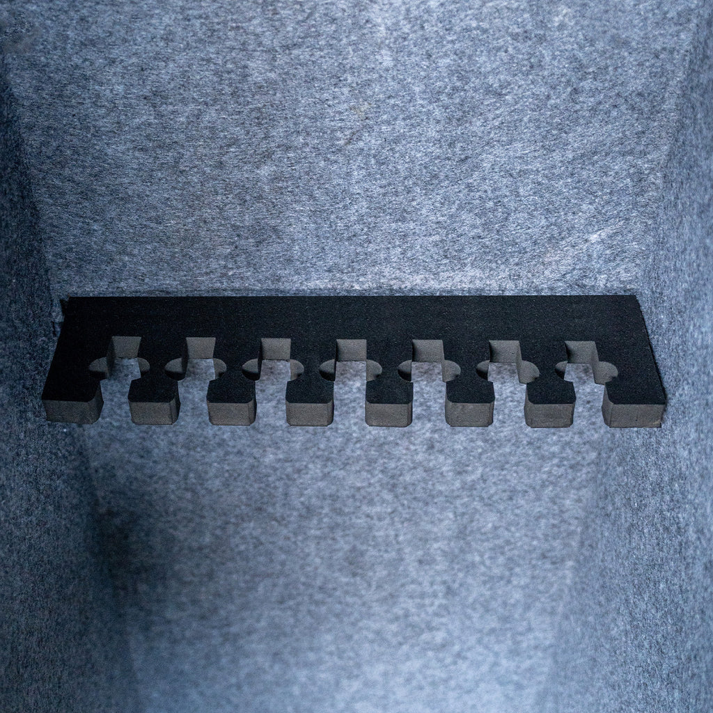 POHJOLAN URHEILUTARVIKE Asekaappi 7 Aseelle EN 14450, 159x41x50cm, Harmaa