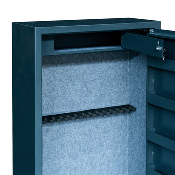 Vapenskåp för 16 vapen EN 14450 – 5 dörrhyllor, ammunfack, 149 x 80 x 35 cm