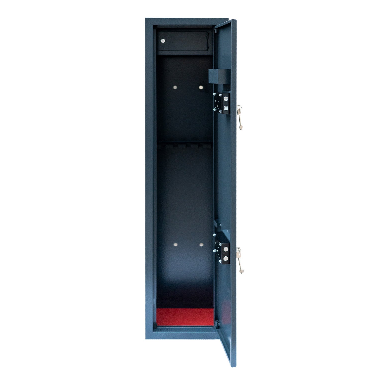 POHJOLAN URHEILUTARVIKE Asekaappi 5 Aseelle 145x35x25cm, Harmaa