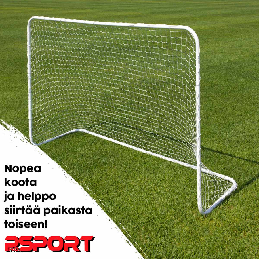 2X Fotbollsmål 183 X 122 X 61 cm