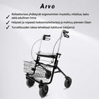 ARVO ROLLATOR. BLACK