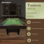 BLACKWOOD BILJARDIPÖYTÄ. BASIC 6'